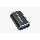 Perėjimas iPhone (lightning 8pin) → USB (K-L) juodas Wozinsky WALA-01